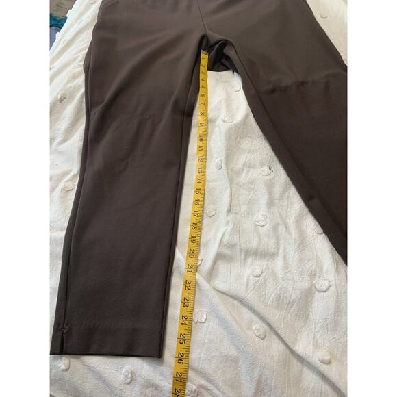 Soft Surroundings Womens Career Knit Pants Sz 2X Brown Pull On High Rise Capsule - Picture 5 of 8